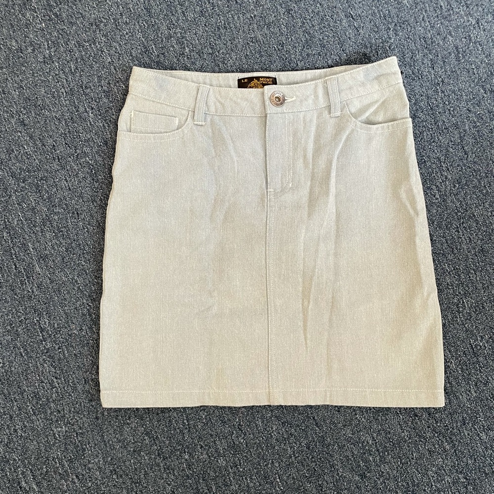 Le Mont Saint Michel Jean Skirt NWOT